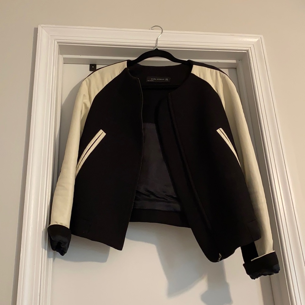 Zara Moti jacket with white trim